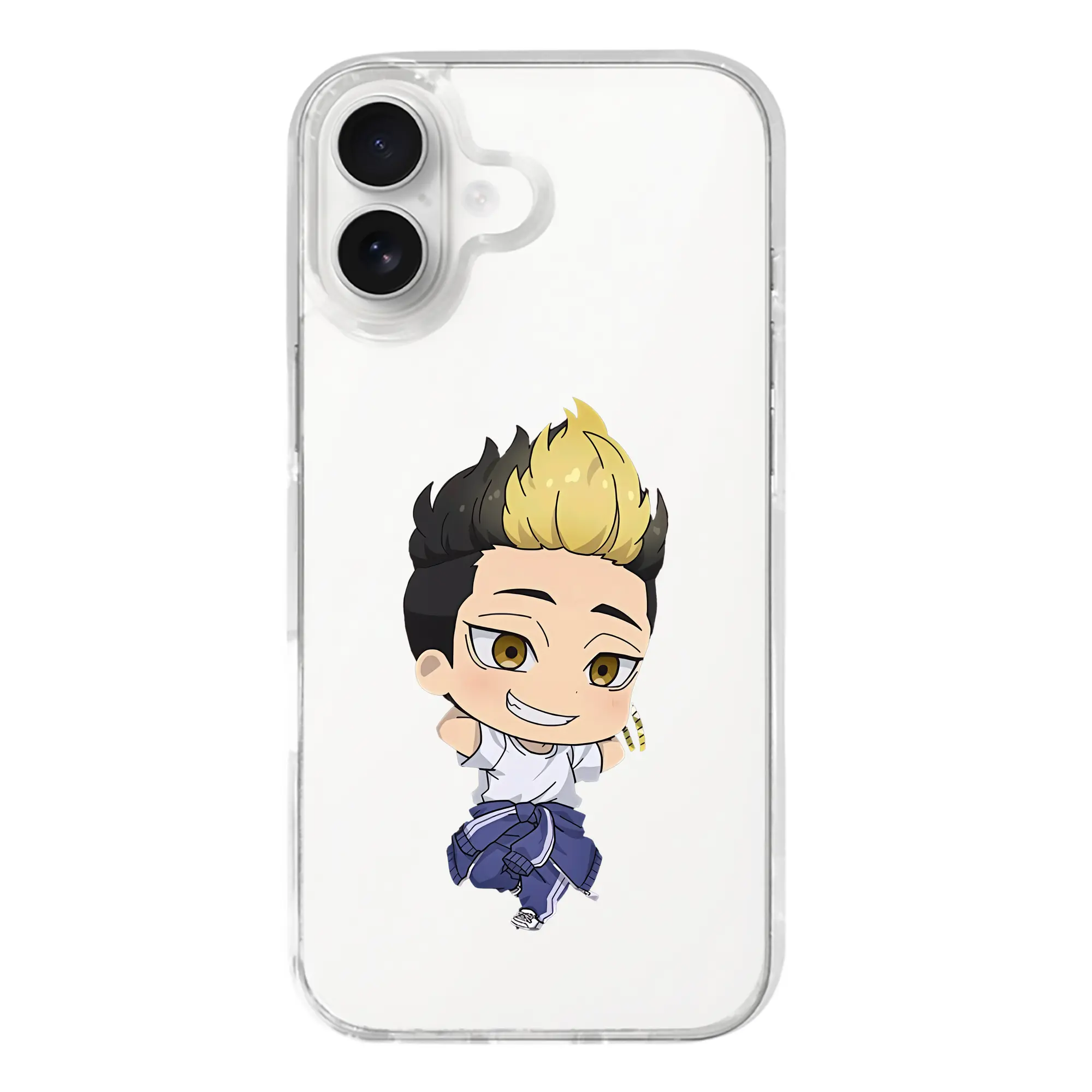 東京リベンジャーズ グッズ,半間修二 - iPhone 17シリーズ 透明スマホケース – 薄型・耐衝撃・精密フィット保護カバー